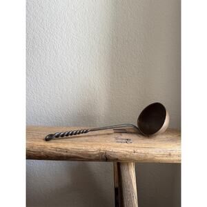 Antique Hand Forged Copper Ladle